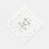 Das Ende eines Fehlers Scheidungsparty Serviette (Ecke)