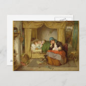 Das Ende eines glücklichen Tages Postkarte (Vorne/Hinten)