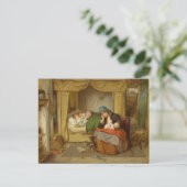 Das Ende eines glücklichen Tages Postkarte (Stehend Vorderseite)