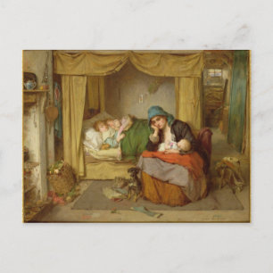 Das Ende eines glücklichen Tages Postkarte