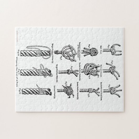 Das Ende eines Rope Puzzles (Horizontal)