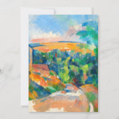 Das Ende in der Straße von Paul Cezanne Dankeskarte (Vorderseite)