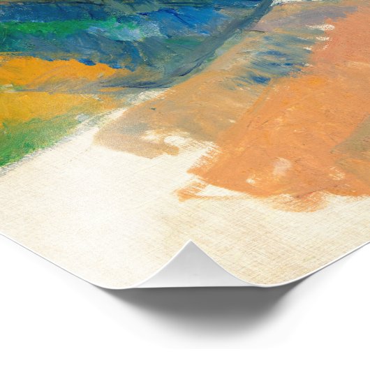 Das Ende in der Straße von Paul Cezanne Fotodruck (Ecke)