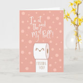 Das Ende meiner Rolle hat dich mehr Vermisst als T Karte (Gelbe Blume)