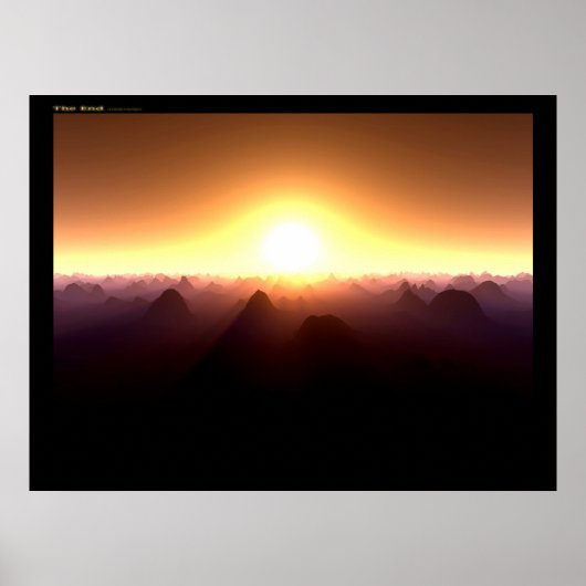 Das Ende Poster (Vorne)