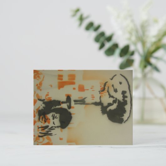 Das Ende Postkarte (Stehend Vorderseite)