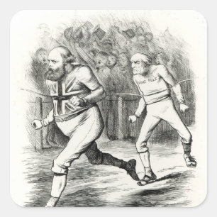 Das Ende Quadratischer Aufkleber