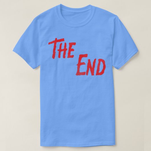 DAS ENDE-Retro-Horror-End-Credits T-Shirt (Design vorne)