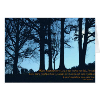 Das Ende unseres Lebens