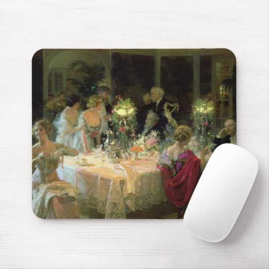 Das Ende von Dinner, 1913 Mousepad (Mit Mouse)