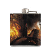 Das Enden-Flasche der Menschlichkeit Flachmann (Rückseite)