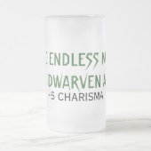 DAS ENDLOSE MUGOF DWARVEN ALE MATTGLAS BIERGLAS (Mittel)