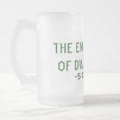 DAS ENDLOSE MUGOF DWARVEN ALE MATTGLAS BIERGLAS (Links)