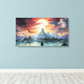 Das Endziel erreicht Leinwanddruck (Insitu (Holzboden))