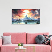 Das Endziel erreicht Leinwanddruck (Insitu (Wohnzimmer))