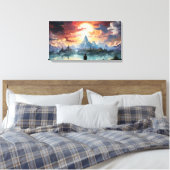 Das Endziel erreicht Leinwanddruck (Insitu (Schlafzimmer))