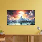 Das Endziel erreicht Leinwanddruck (Insitu (Wohnzimmer))