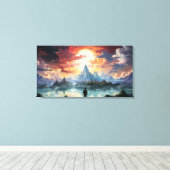 Das Endziel erreicht Leinwanddruck (Insitu (Holzboden))