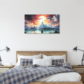 Das Endziel erreicht Leinwanddruck (Insitu (Schlafzimmer))