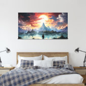 Das Endziel erreicht Leinwanddruck (Insitu (Schlafzimmer))