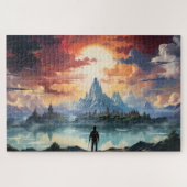 Das Endziel erreicht Puzzle (Horizontal)