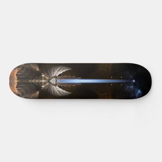 Das Engel-Flügelschwert des arkledischen Skateboar Skateboard (Horizontal)