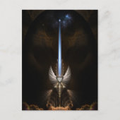 Das Engel-Wing-Schwert der arkledischen Postkarte (Vorderseite)