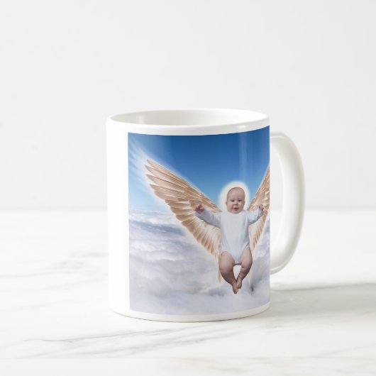 Das Engelchen der Mama! Kaffeetasse (VorderseiteRechts)