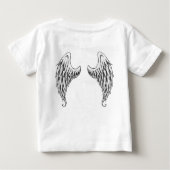 Das Engelchen des Gottes Baby T-shirt (Rückseite)