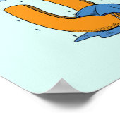 Das englische Alphabet Poster (Ecke)