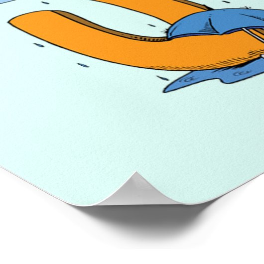 Das englische Alphabet Poster (Ecke)