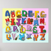 Das englische Alphabet Poster (Vorne)