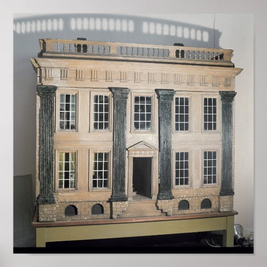 Das englische Puppenhaus des Großen Hauses Poster (Vorne)