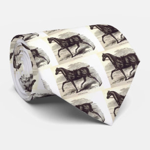 Das englische Roadster-Pferd aus dem 19. Jahrhunde Krawatte