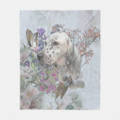 Das englische Setter Portrait , Kunst Fleece Blank (Vorderseite)