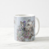 Das englische Setter Portrait , Kunst Kaffeetasse (VorderseiteRechts)