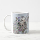 Das englische Setter Portrait , Kunst Kaffeetasse (Links)