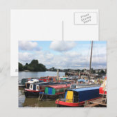 Das englische Thamess Postkarte (Vorne/Hinten)