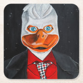 Das Entenbild von Alfred Fox Rechteckiger Pappuntersetzer (Vorderseite)
