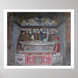 Das Entombment, c.1523 (gemalter Stein) Poster