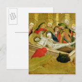 Das Entombment, Panel vom St. Thomas Postkarte (Vorne/Hinten)