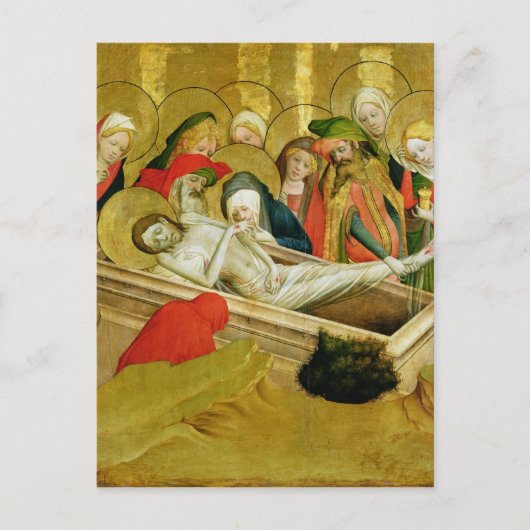 Das Entombment, Panel vom St. Thomas Postkarte (Vorderseite)