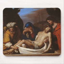 Das Entombment von Guercino - Barocke Religiöse Ku Mousepad