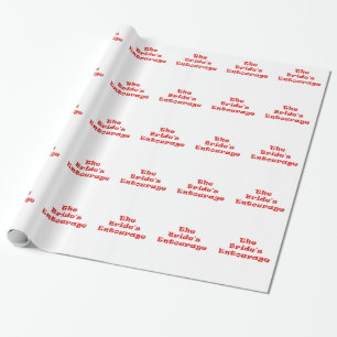 Das Entourage der Briden Geschenkpapier