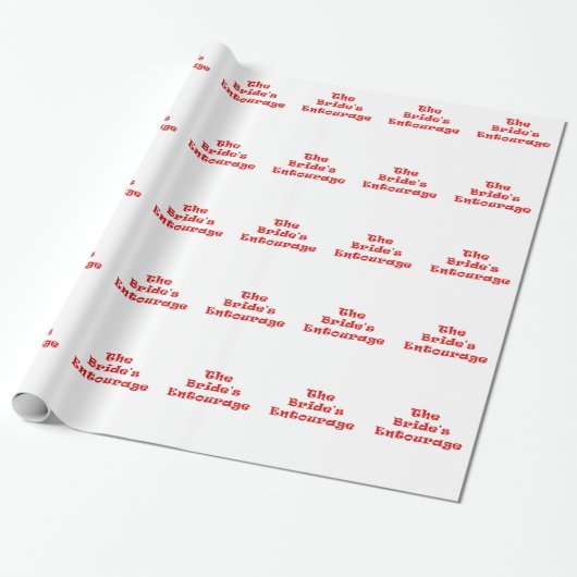 Das Entourage der Briden Geschenkpapier (Ungerollt)