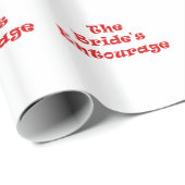 Das Entourage der Briden Geschenkpapier (Rolleneckpunkt)