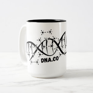 Das Entriegeln der Geheimnisse der DNA Zweifarbige Tasse