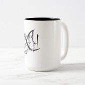 Das Entriegeln der Geheimnisse der DNA Zweifarbige Tasse (VorderseiteRechts)