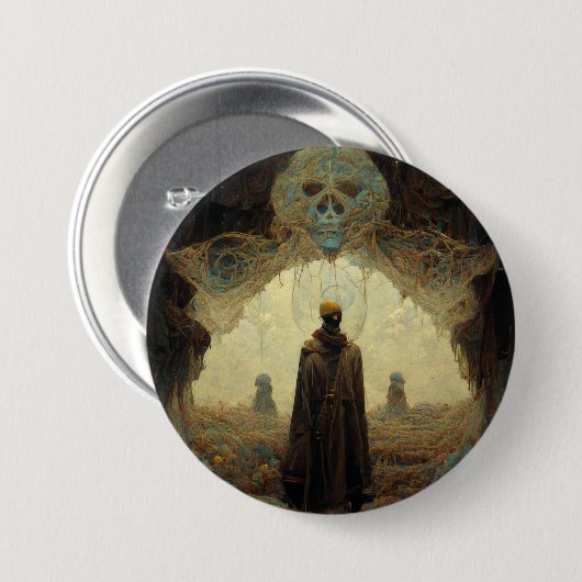 Das Entryway Dark Fantasy Sci-Fi Button (Vorne & Hinten)
