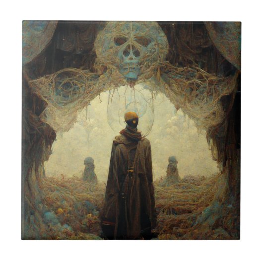 Das Entryway Dark Fantasy Sci-Fi Fliese (Vorderseite)